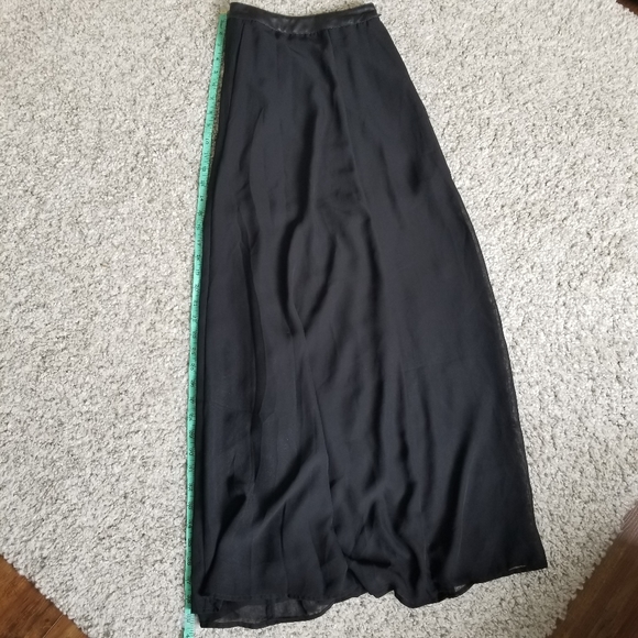 Black mesh maxi skirt size small - Picture 7 of 10